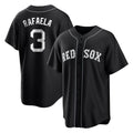 B.Red Sox #3 Ceddanne Rafaela Player Black Home Game Gdoa Stitched Jerseys