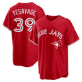 T.Blue Jays #39 Trey Yesavage Player Red Home Game Stitched Jerseys