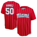 M.Marlins #50 Agustin Ramirez Player Red City Connect Home Game Gdoa Stitched Jerseys