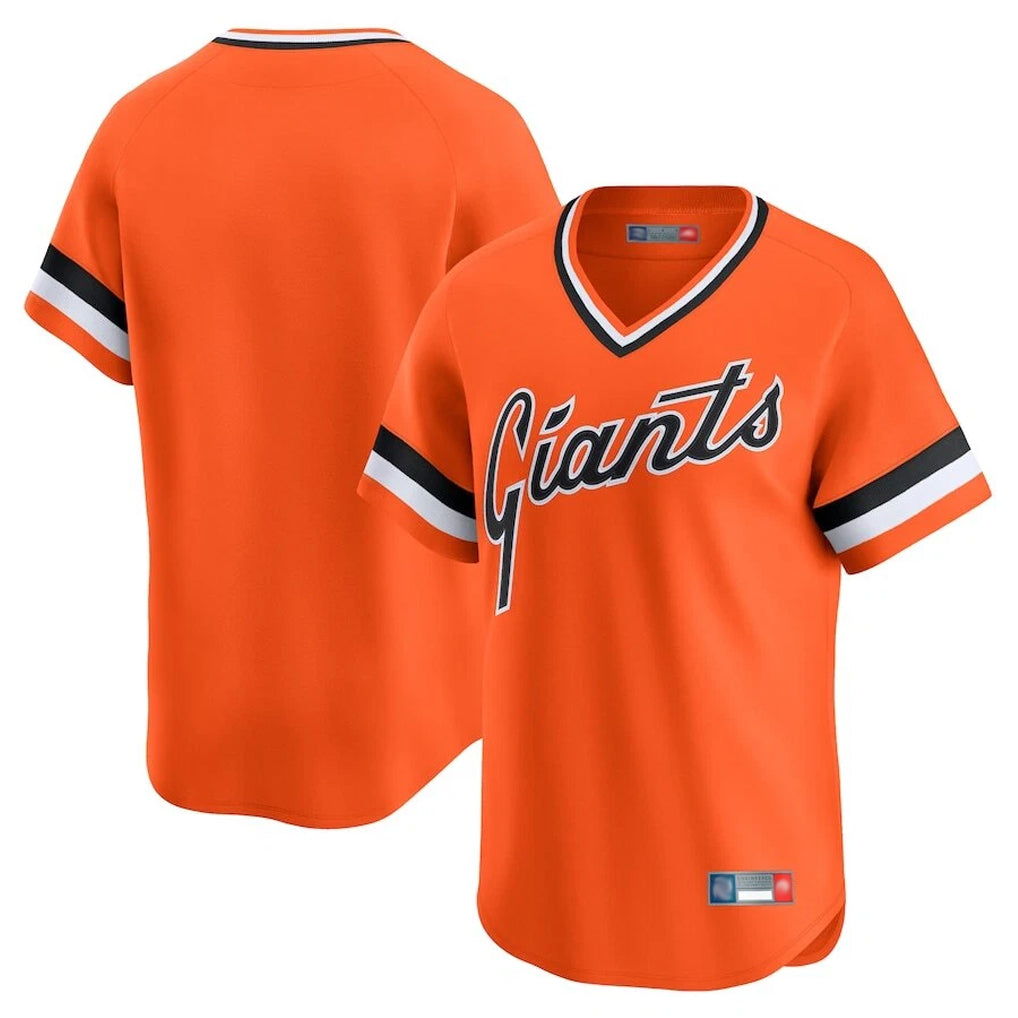 SF.Giants ## Giants Blank Player Orange 2025 Cooperstown Collection Limited T-shirt Stitched Jerseys
