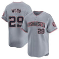 W.Nationals #29 James Wood Player Gray City Connect Limited Alternate Stitched Jerseys