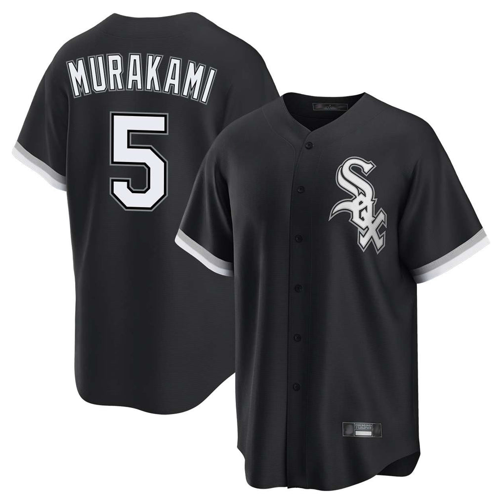 C.White Sox #5 Munetaka Murakami Player Black Home Game Gdoa Stitched Jerseys