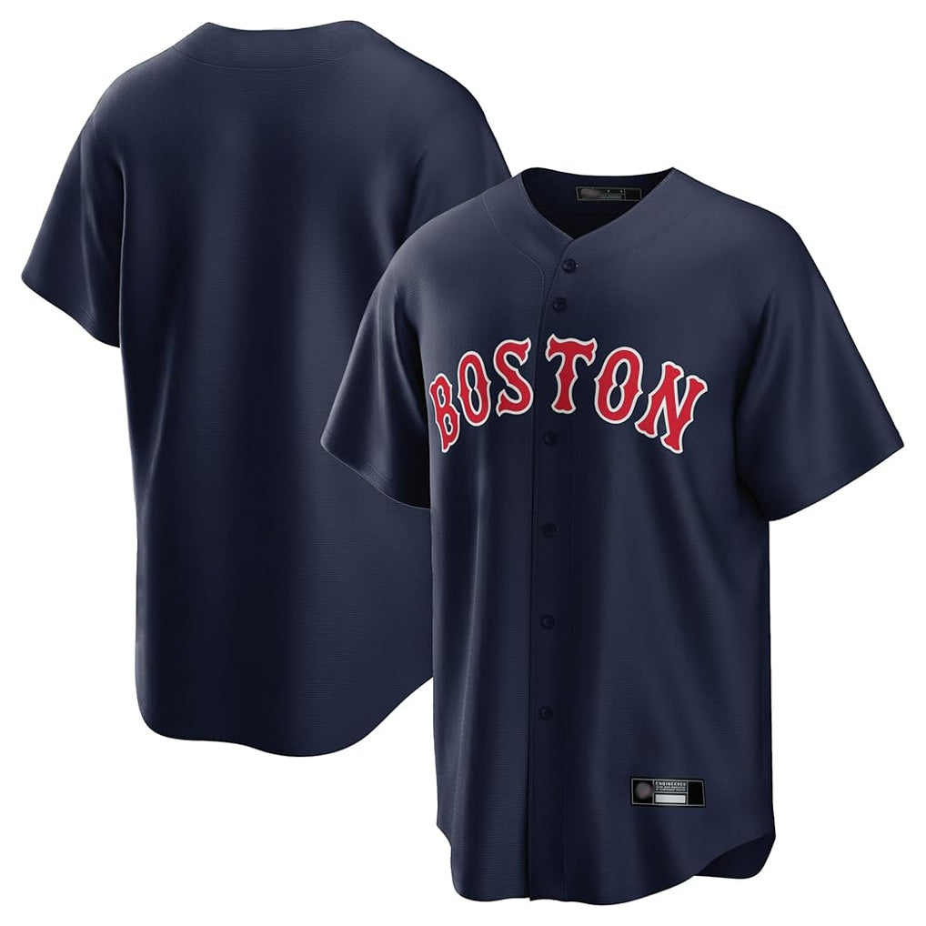 B.Red Sox ## Red Sox Blank Player Navy Home Game Gdoa Stitched Jerseys