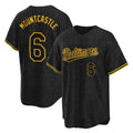 B.Orioles #6 Ryan Mountcastle Player Black Snake Skin City Home Game Gdoa Stitched Jerseys