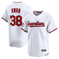 C.Guardians #38 Steven Kwan Player White Limited Home Game Gdoa Stitched Jerseys