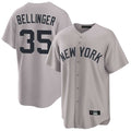 NY.Yankees #35 Cody Bellinger Player Gray Game Home Stitched Jerseys