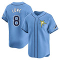 T.Bay Rays #8 Brandon Lowe Player Light Blue Home Limited Stitched Jerseys