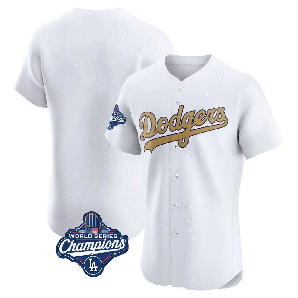 LA.Dodgers ## Dodgers Blank Player Gold Limited Elite Home World Series Meet Gdoa Stitched Jerseys