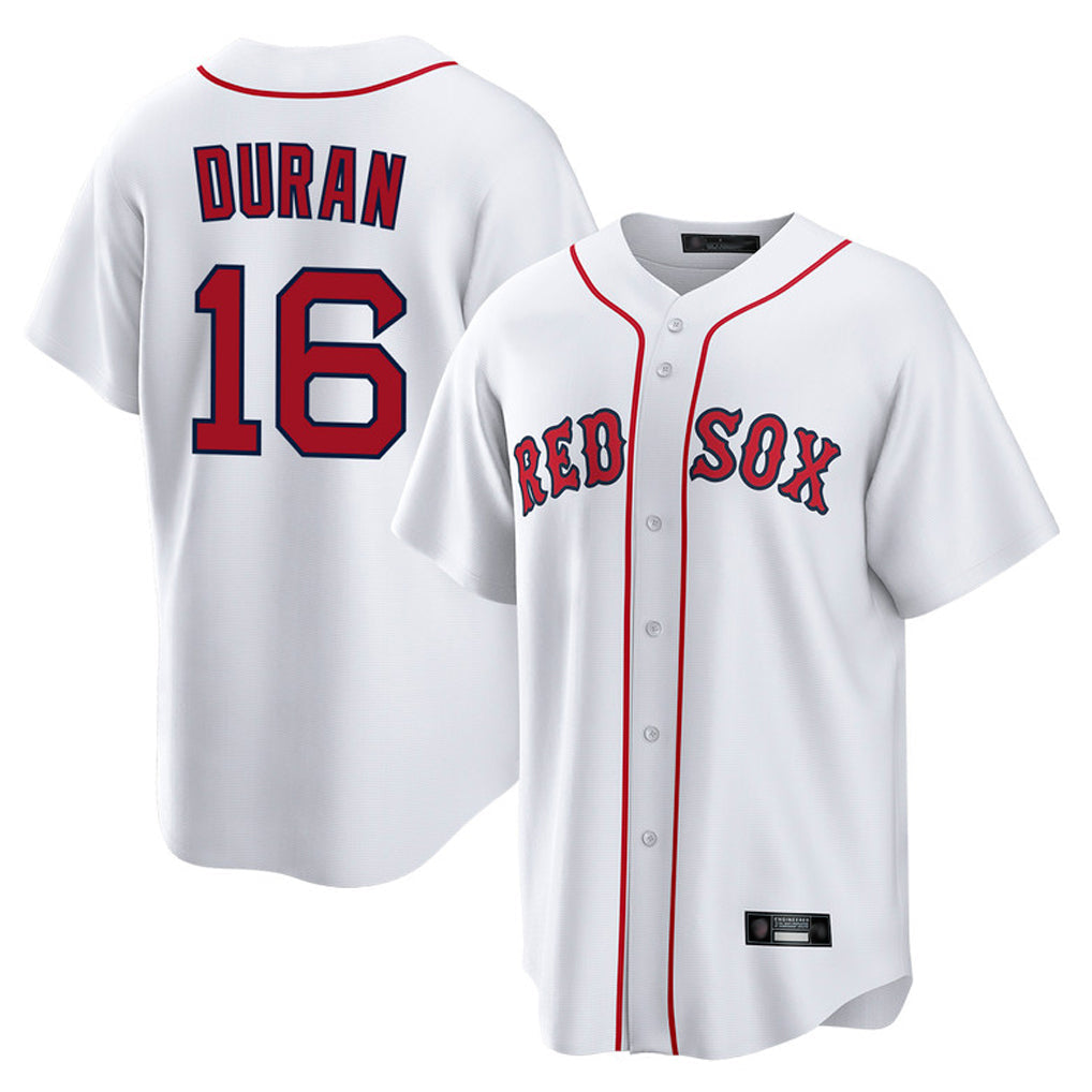 B.Red Sox #16 Jarren Duran Player White Home Game Gdoa Stitched Jerseys