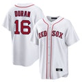 B.Red Sox #16 Jarren Duran Player White Home Game Gdoa Stitched Jerseys
