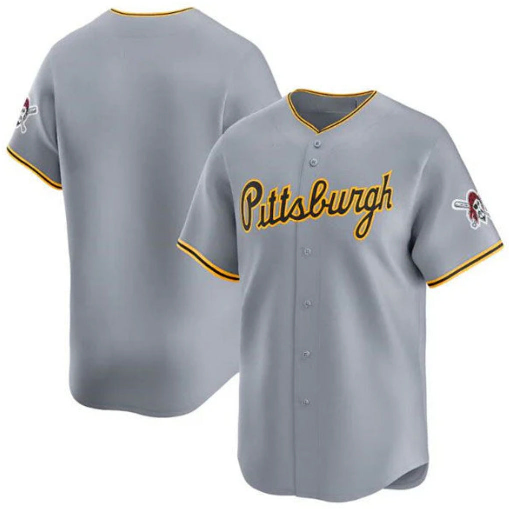 P.Pirates ## Pirates Blank Player Gray Road Home Limited Stitched Jerseys