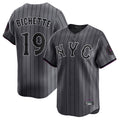NY.Mets #19 Bo Bichette Player Gray City Connect Limited Stitched Jerseys