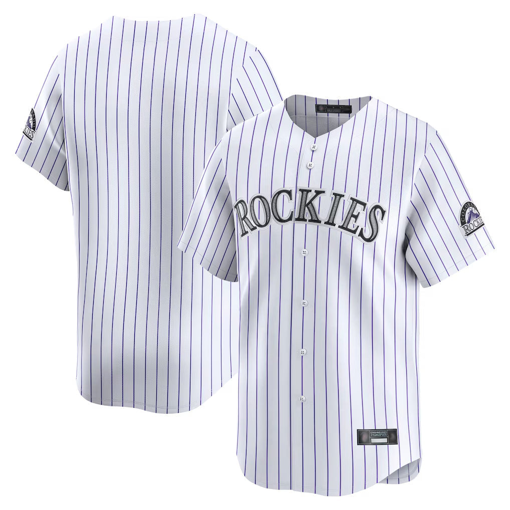 C.Rockies ## Rockies Blank Player White Limited Home Gdoa Stitched Jerseys