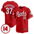 C.Reds #37 Tyler Stephenson Player Red Vapor Premier Limited Home Gdoa Stitched Jerseys