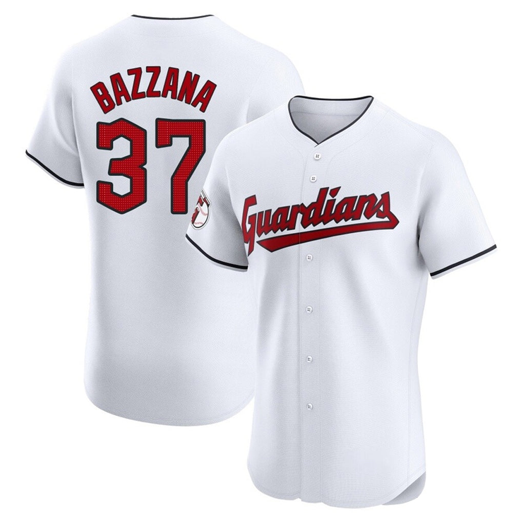 C.Guardians #37 Travis Bazzana Player White Limited Elite Home Gdoa Stitched Jerseys
