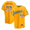 Athletics #23 Shea Langeliers Player Gold USA 250 Fourth of July Home Game Gdoa250Ys Stitched Jerseys