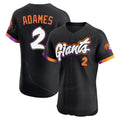 SF.Giants #2 Willy Adames Player Black 2025 City Connect Home Limited Elite Stitched Jerseys