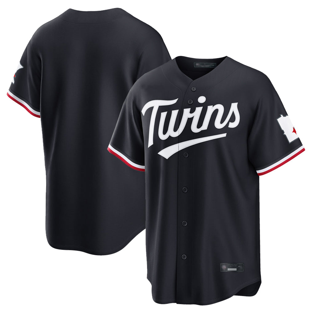 M.Twins ## Twins Blank Player Navy Home Game Gdoa Stitched Jerseys