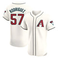 A.Diamondbacks #57 Eduardo Rodriguez Player Cream Elite Home Stitched Jersey