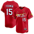 St. Louis Cardinals #15 Jose Fermin Player Red City Connect Limited Stitched Jerseys