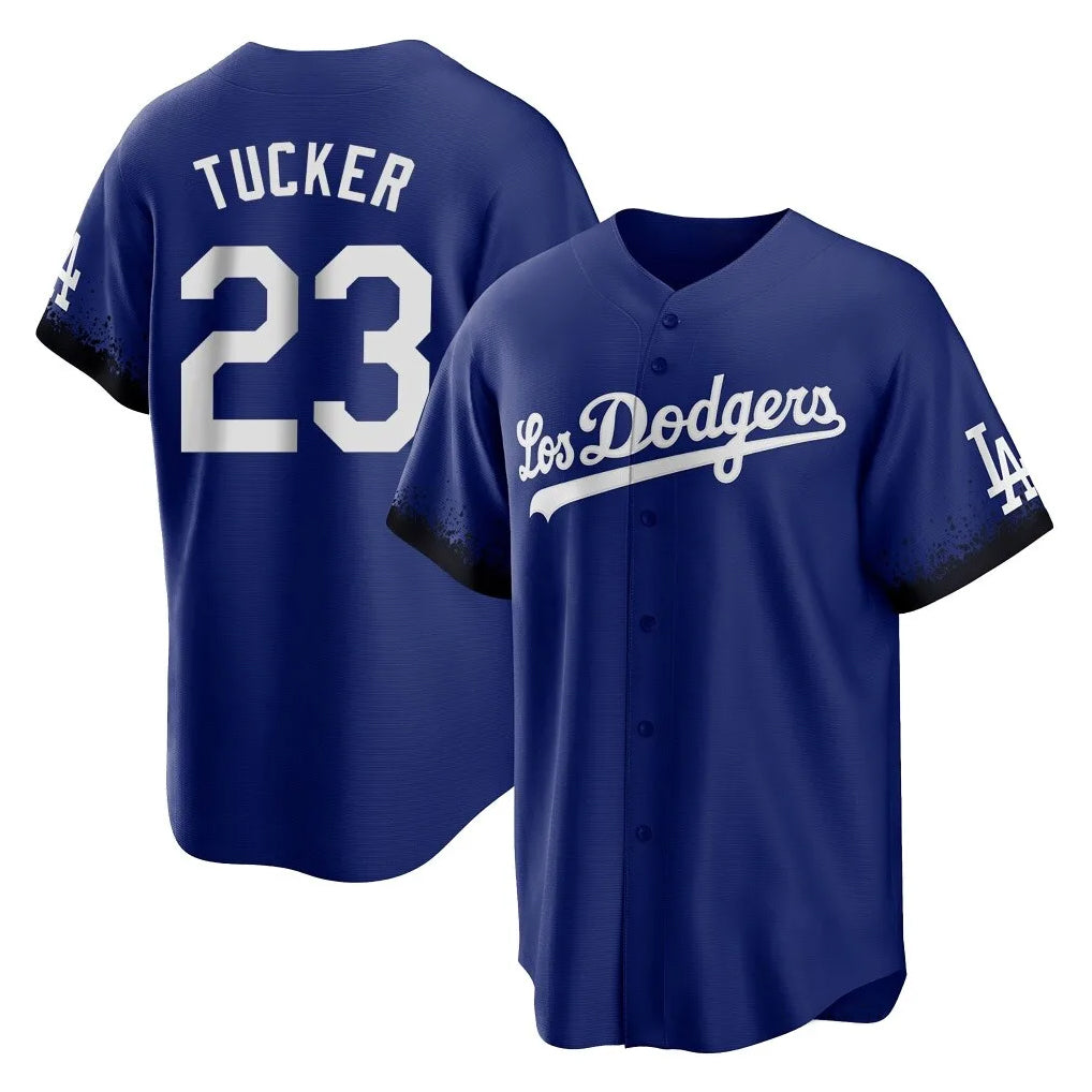 LA.Dodgers #23 Kyle Tucker Player Royal City Connect Home Game Gdoa Stitched Jerseys