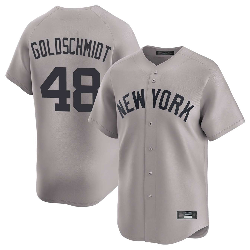 NY.Yankees #48 Paul Goldschmidt Player Gray Limited Stitched Jerseys