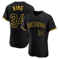 S.Diego Padres #34 Michael King Player Black Snake Skin City Home Limited Elite Gdoa Stitched Jerseys