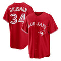 T.Blue Jays #34 Kevin Gausman Player Red Home Limited Stitched Jerseys