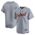 D.Tigers ## Tigers Blank Player Gray Home Limited Gdoa Stitched Jerseys