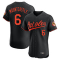 B.Orioles #6 Ryan Mountcastle Player Black Limited Elite Home Game Gdoa Stitched Jerseys