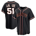 SF.Giants #51 Jung Hoo Lee Player Black Fashion Out Home Limited Gdoa Stitched Jerseys