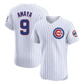 C.Cubs #9 Miguel Amaya Player White Limited Elite Home Game Gdoa Stitched Jerseys