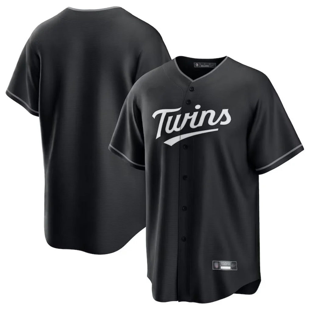M.Twins ## Twins Blank Player Black Home Game Gdoa Stitched Jerseys