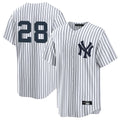 NY.Yankees #28 Austin Wells Player White Game Stitched Jerseys