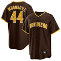 S.Diego Padres #44 Joe Musgrove Player Brown Home Game Stitched Jerseys