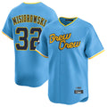 M.Brewers #32 Jacob Misiorowski Player Light Blue City Connect Home Limited Gdoa Stitched Jerseys
