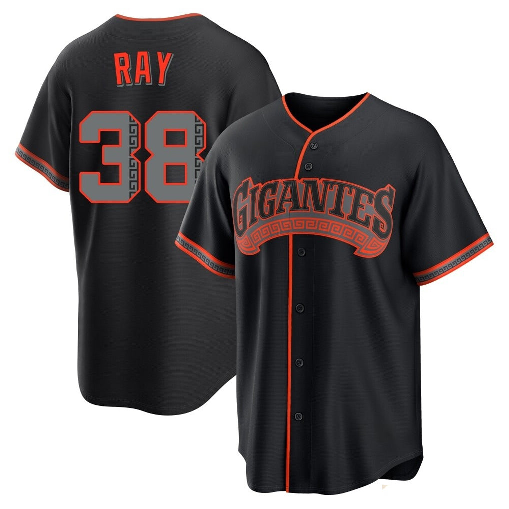 SF.Giants #38 Robbie Ray Player Black Alternate Limited Stitched Jerseys