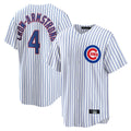 C.Cubs #4 Pete Crow-Armstrong Player White Game Home Gdoa Stitched Jerseys