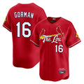 St. Louis Cardinals #16 Nolan Gorman Player Red City Connect Limited Stitched Jerseys