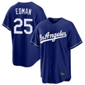 LA.Dodgers #25 Tommy Edman Player Royal Game Gdoa Stitched Jerseys
