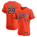 B.Orioles #29 Samuel Basallo Player Orange Limited Elite Home Game Gdoa Stitched Jerseys