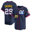 D.Tigers #29 Tarik Skubal Player Navy Limited American League All-Star Edition Gdoa Stitched Jerseys