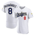 LA.Dodgers #8 Enrique Hern¨¢ndez Player Gold White 2026 Collection Stadium Limited Elite Gdoa Stitched Jerseys