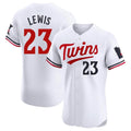 M.Twins #23 Royce Lewis Player White Home Limited Elite Gdoa Stitched Jerseys