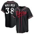 M.Twins #38 Matt Wallner Player Black Fashion Out Home Limited Gdoa Stitched Jerseys