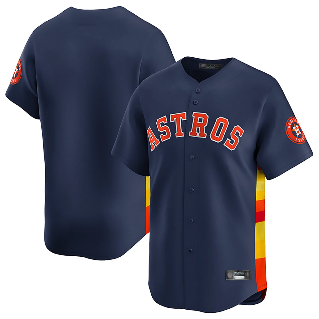 H.Astros ## Astros Blank Player Navy Home Limited Gdoa Stitched Jerseys