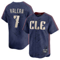 C.Guardians #7 George Valera Player Navy City Connect Limited Home Gdoa Stitched Jerseys