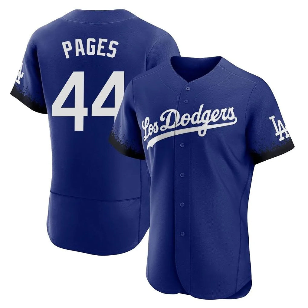 LA.Dodgers #44 Andy Pages Player Royal City Connect Elite Home Gdoa Stitched Jerseys