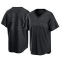 C.Guardians #75 Connor Brogdon Player Black T-shirt Home Game Gdoa Stitched Jerseys