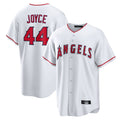 LA.Angels #44 Ben Joyce Player White Home Game Gdoa Stitched Jerseys